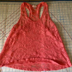 Concert Girls Large orange tank top